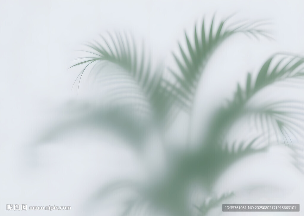 霧氣磨砂膜效果綠植貼圖