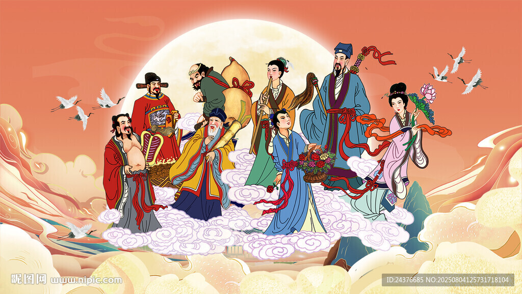 八仙過(guò)海圖