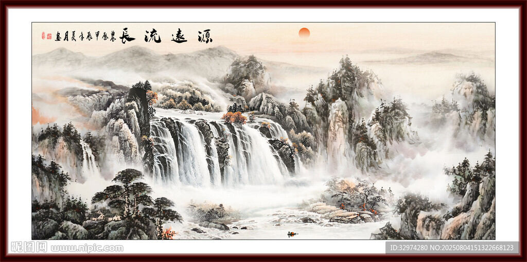 巨幅山水畫(huà)