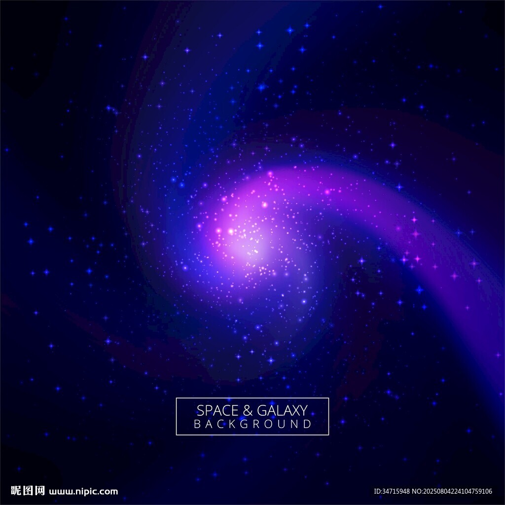 夢(mèng)幻紫色星系漩渦景觀