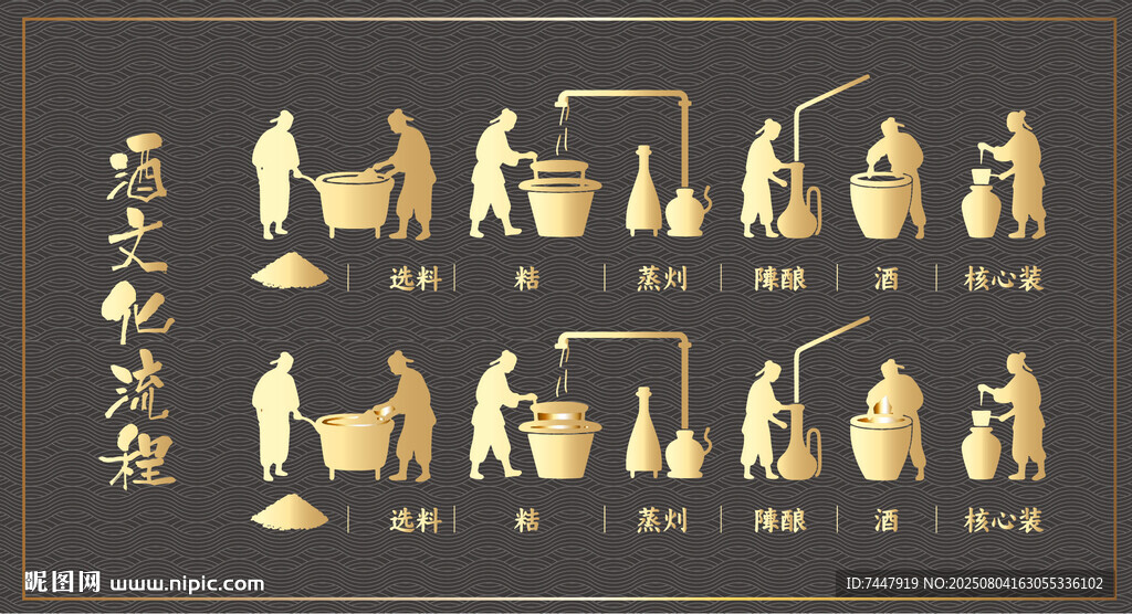 古代人物酒場景插畫