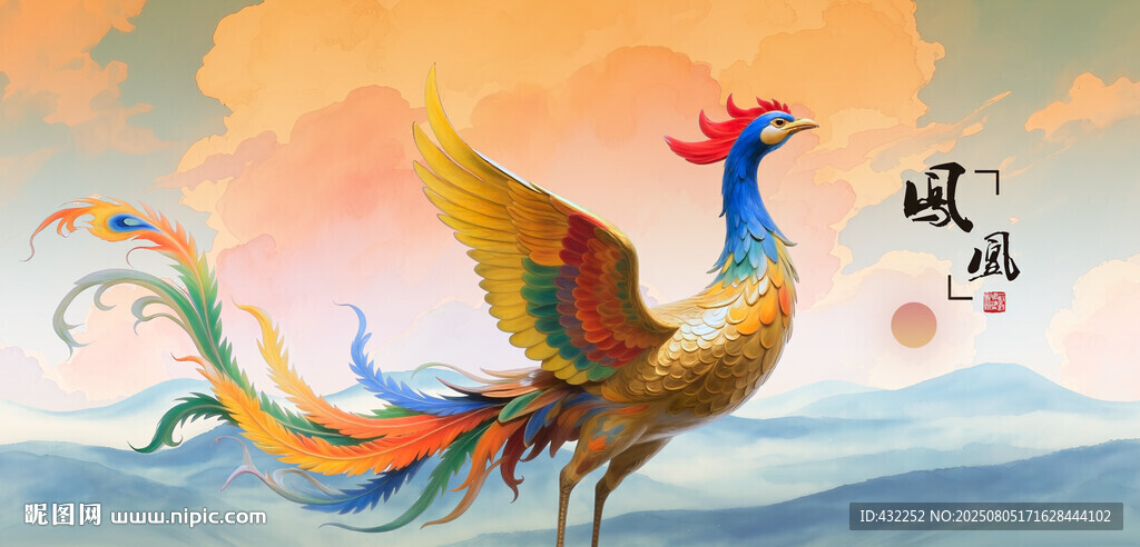 彩色鳳凰展