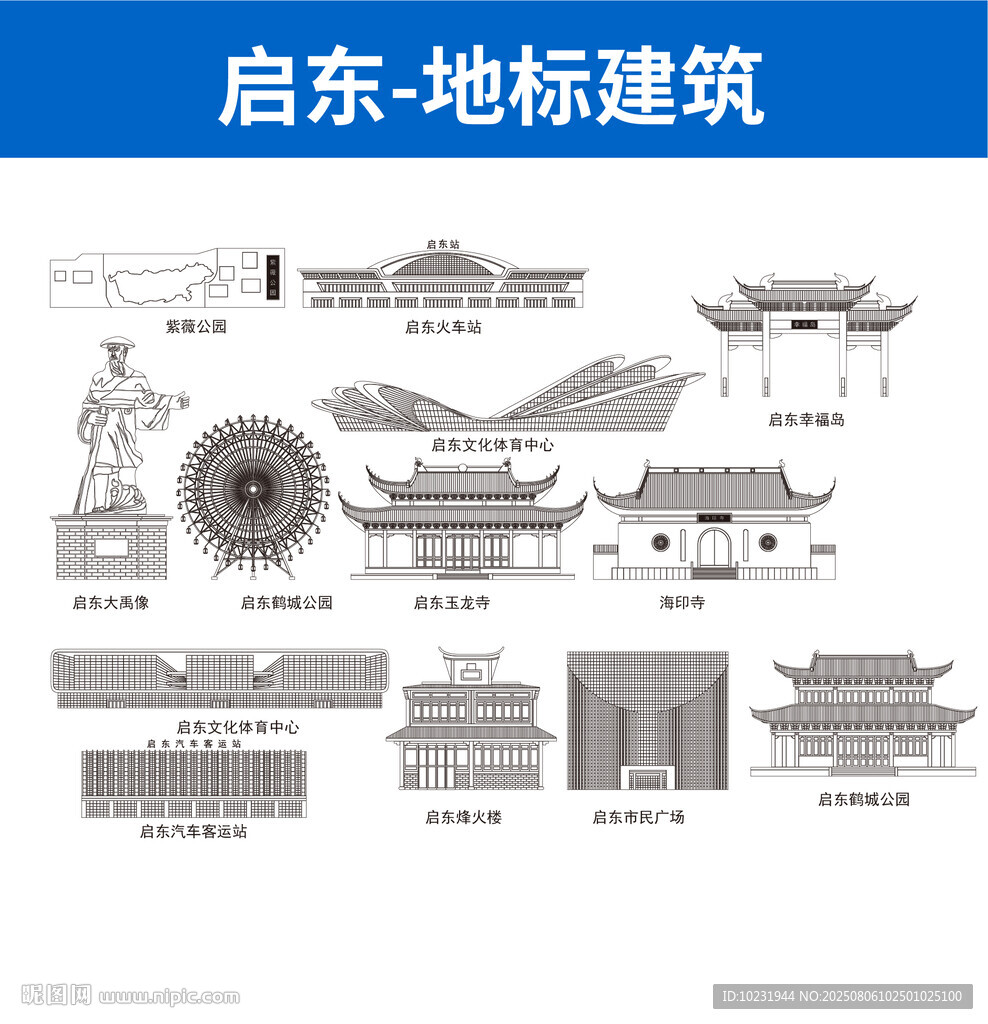 江蘇南通啟東地標(biāo)建筑