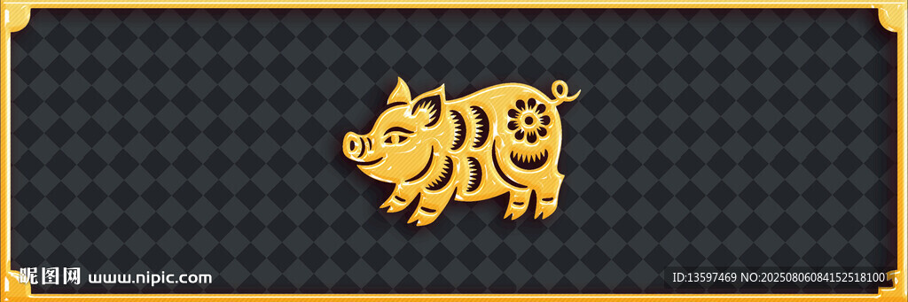 金色龍紋圖案