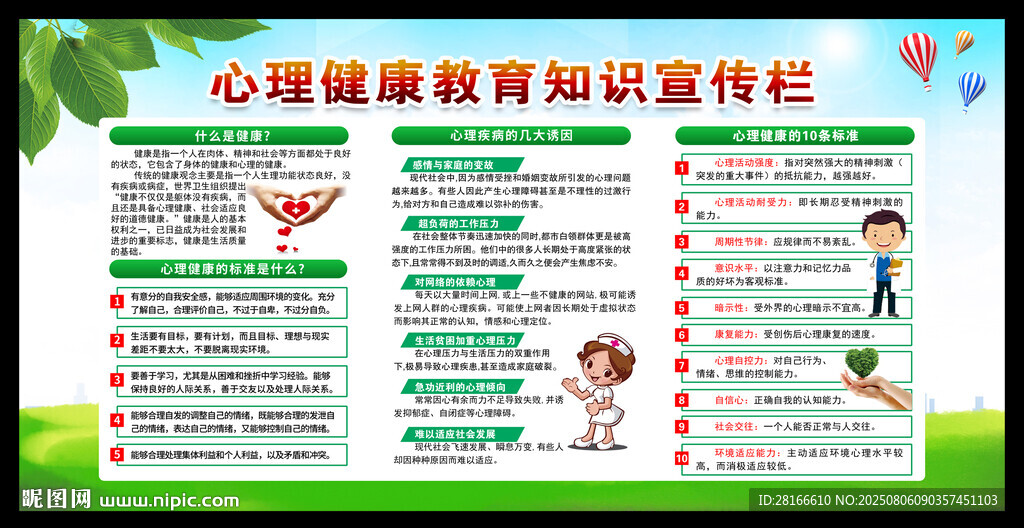 心理健康教育宣傳欄