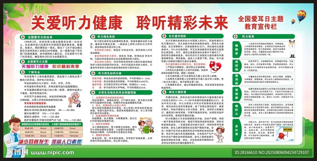 全國愛耳日宣傳欄