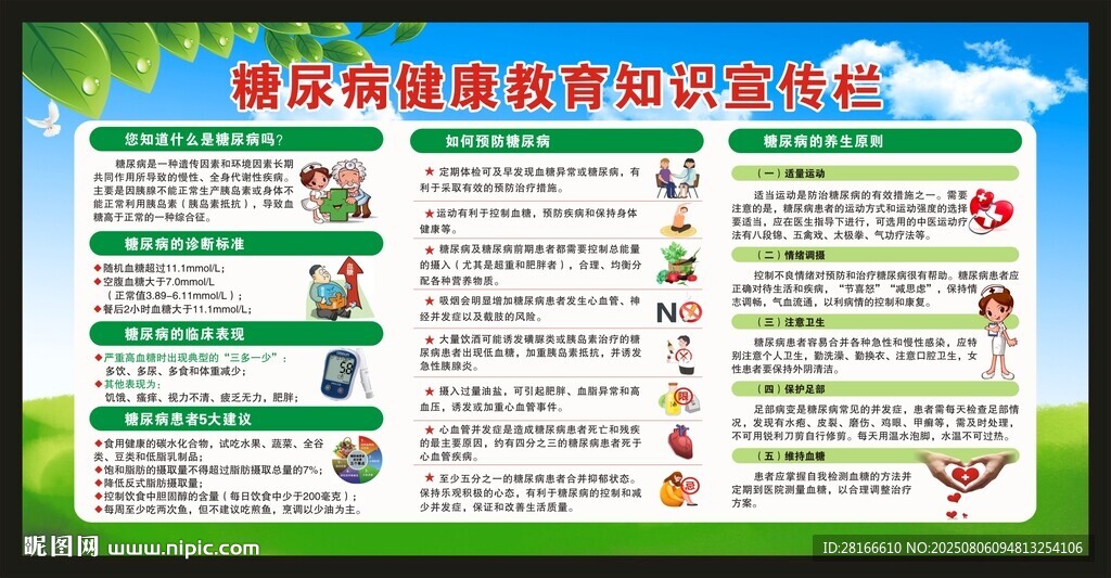 糖尿病日宣傳欄