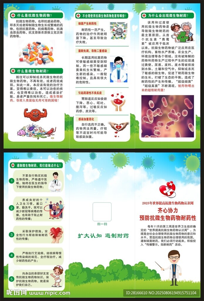 提高抗微生物藥物認(rèn)識周三折頁