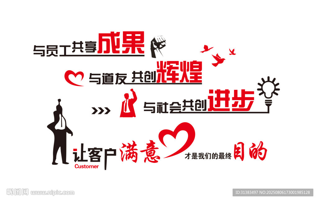 客戶滿意文化墻