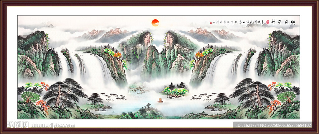 聚寶盆風(fēng)水畫