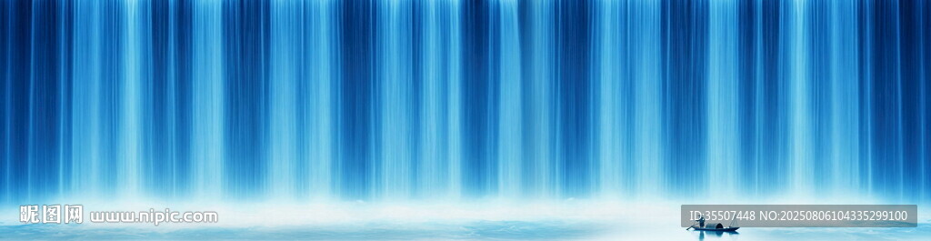 流水生財(cái)山水