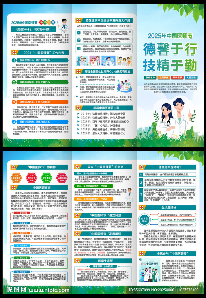 2025中國醫(yī)師三折頁