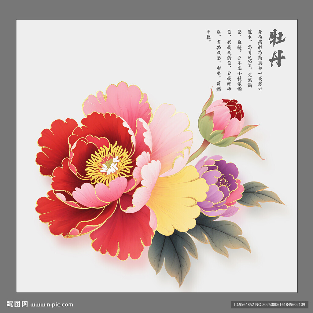 國潮牡丹