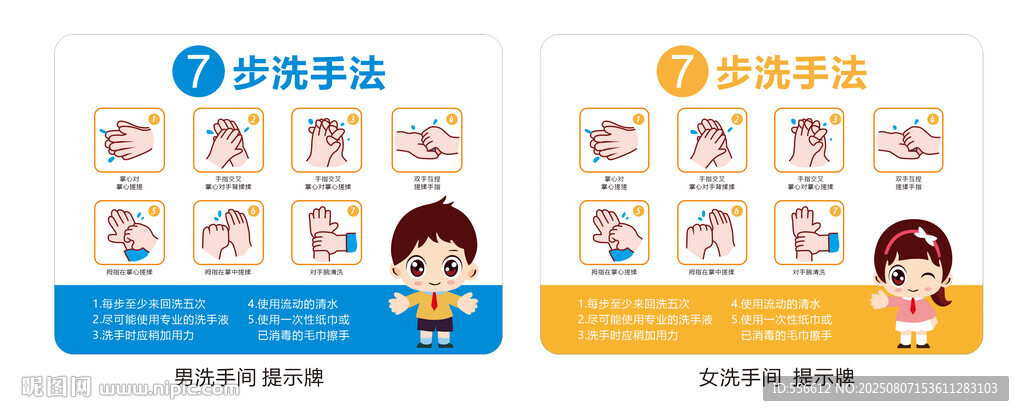 七步洗手法