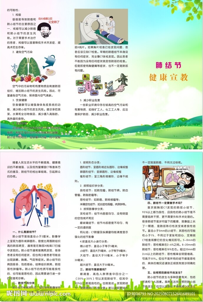 肺結(jié)節(jié) 健康宣教