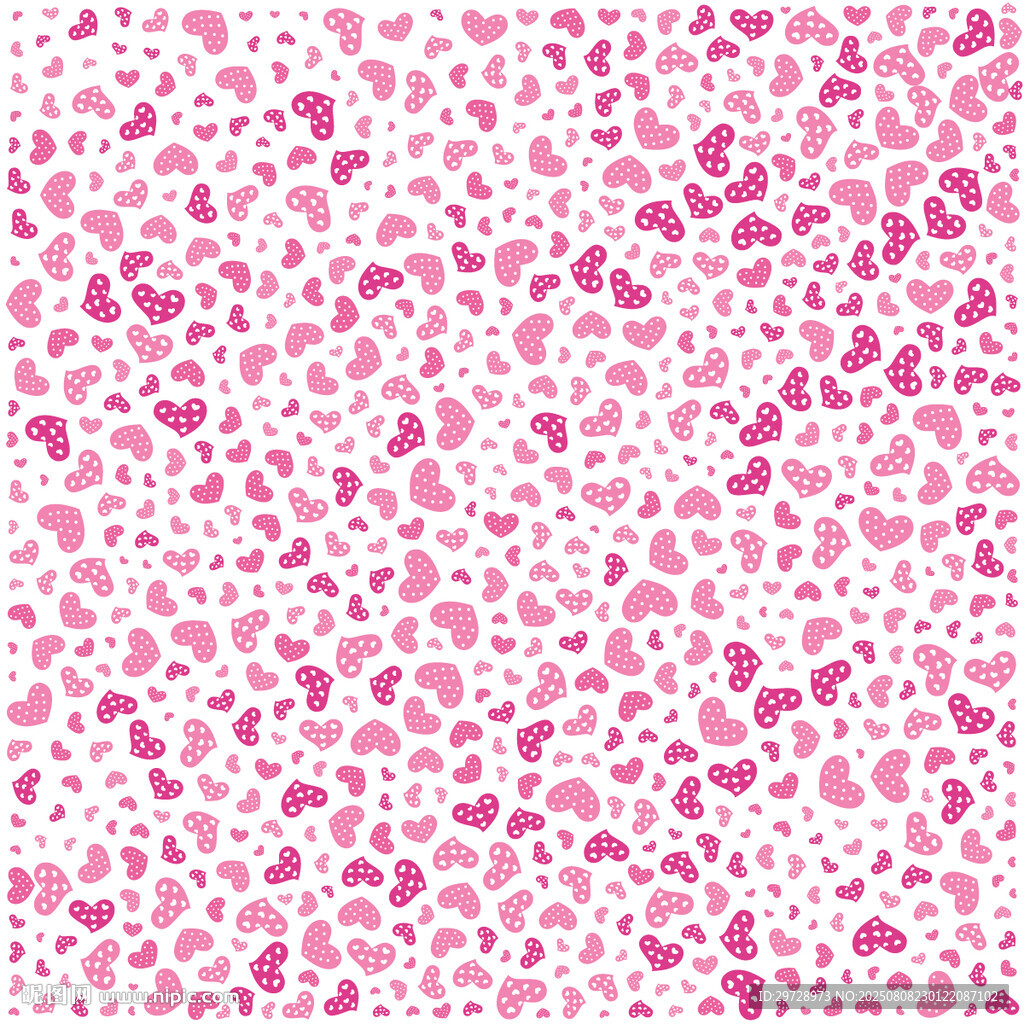 心形面料服飾印花圖案