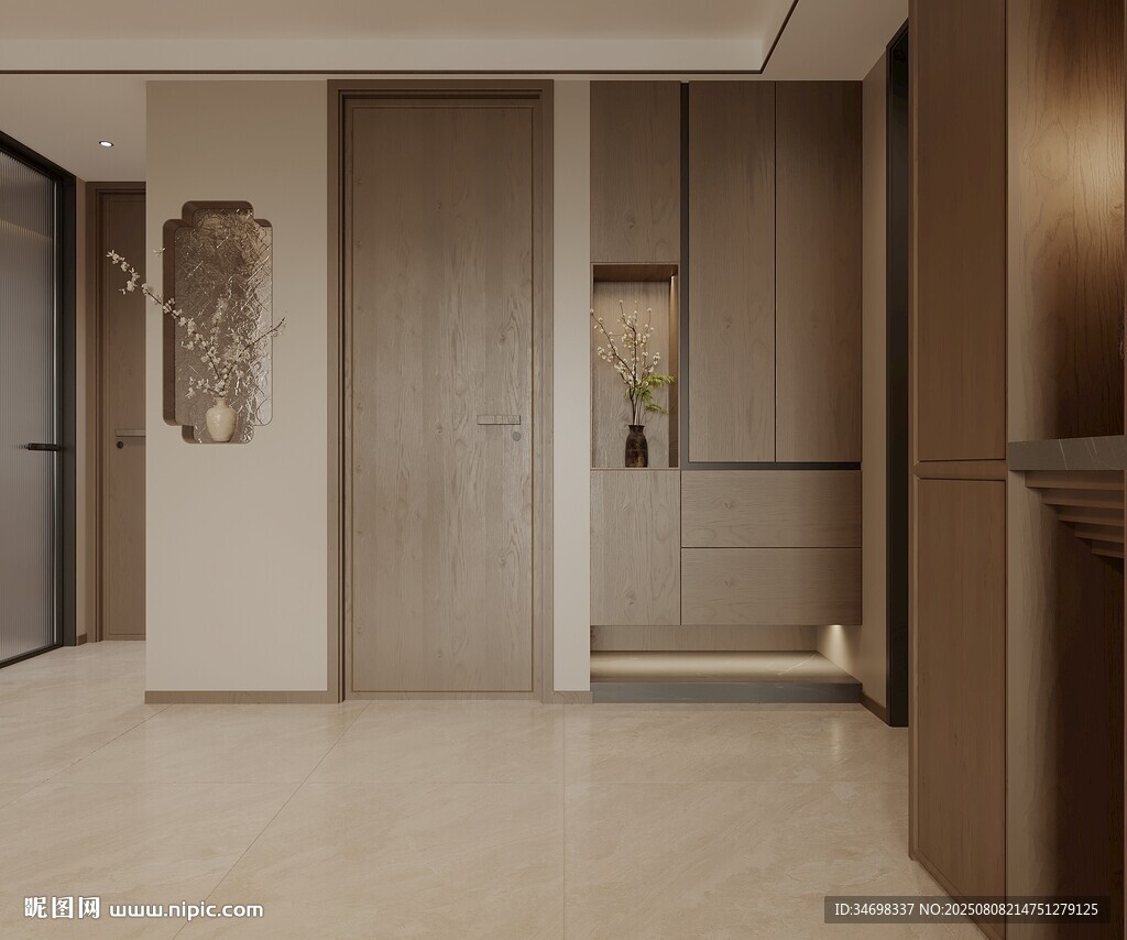 玄關(guān)柜效果圖