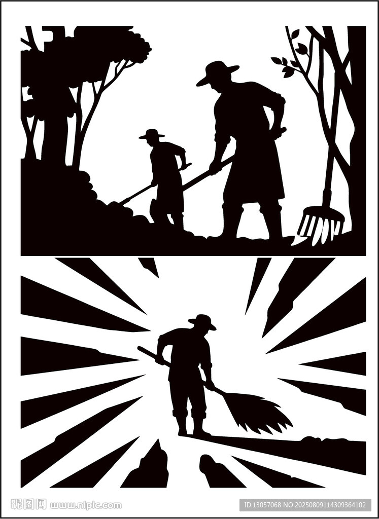 農(nóng)民勞作剪影
