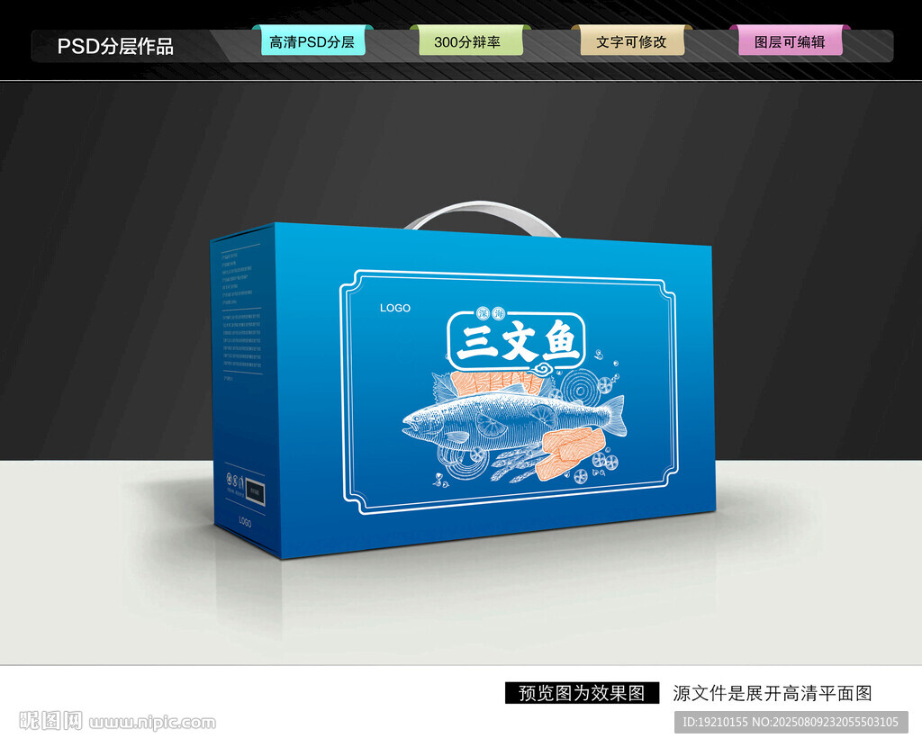 三文魚包裝 海鮮禮盒