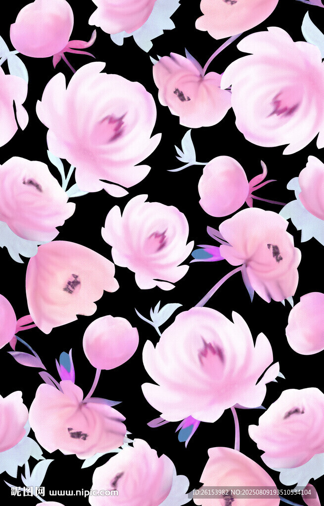 手繪花卉