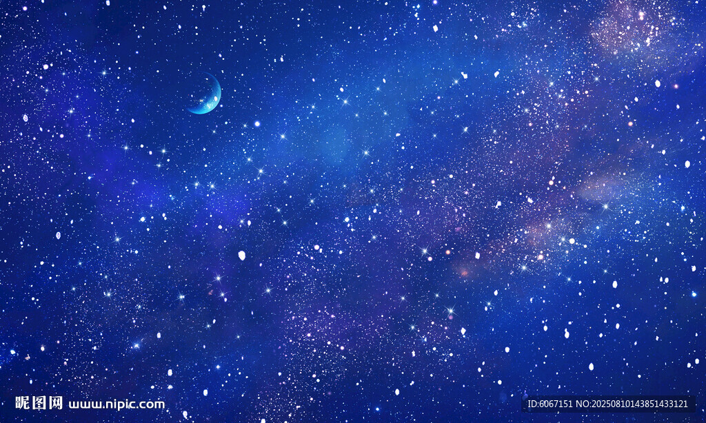 藍(lán)色宇宙星空天花軟膜