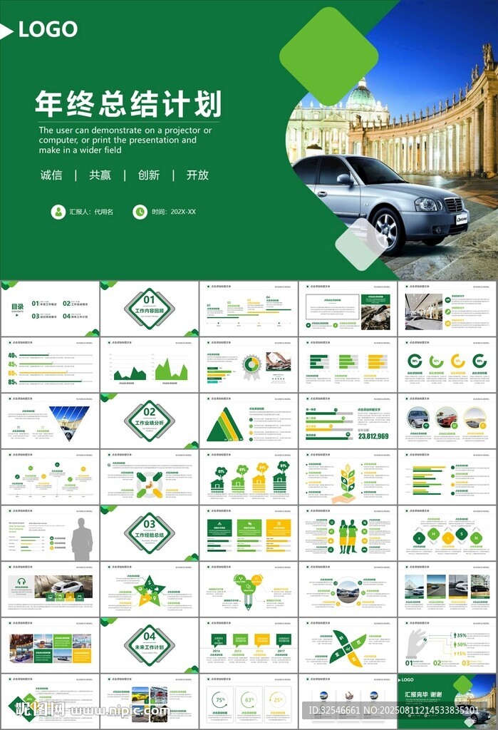 汽車銷售4S店汽車行業(yè)PPT