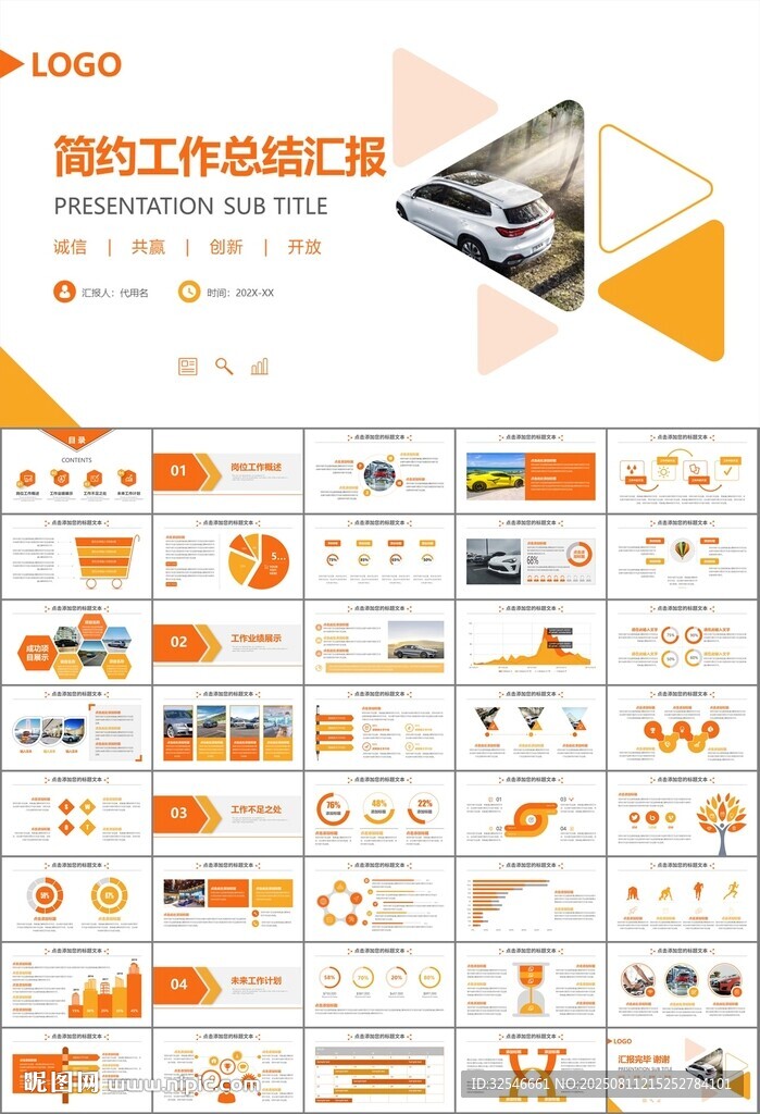 汽車銷售4S店汽車行業(yè)PPT