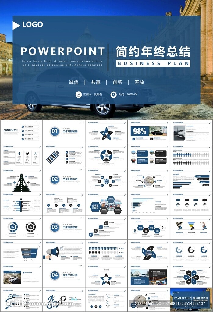 汽車銷售4S店汽車行業(yè)PPT