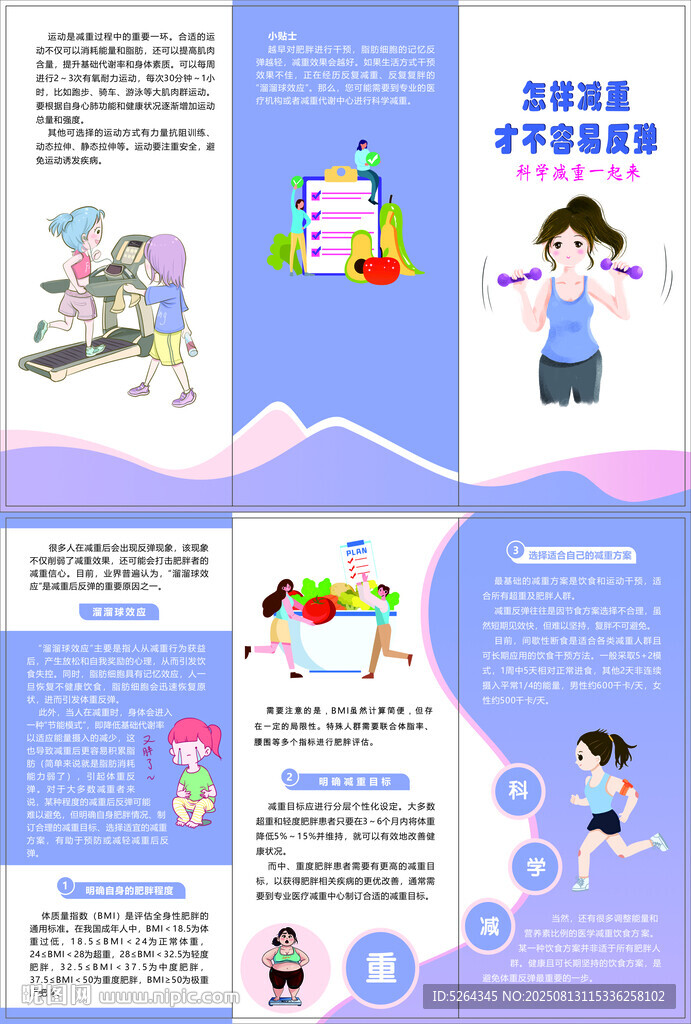 科學減肥折頁