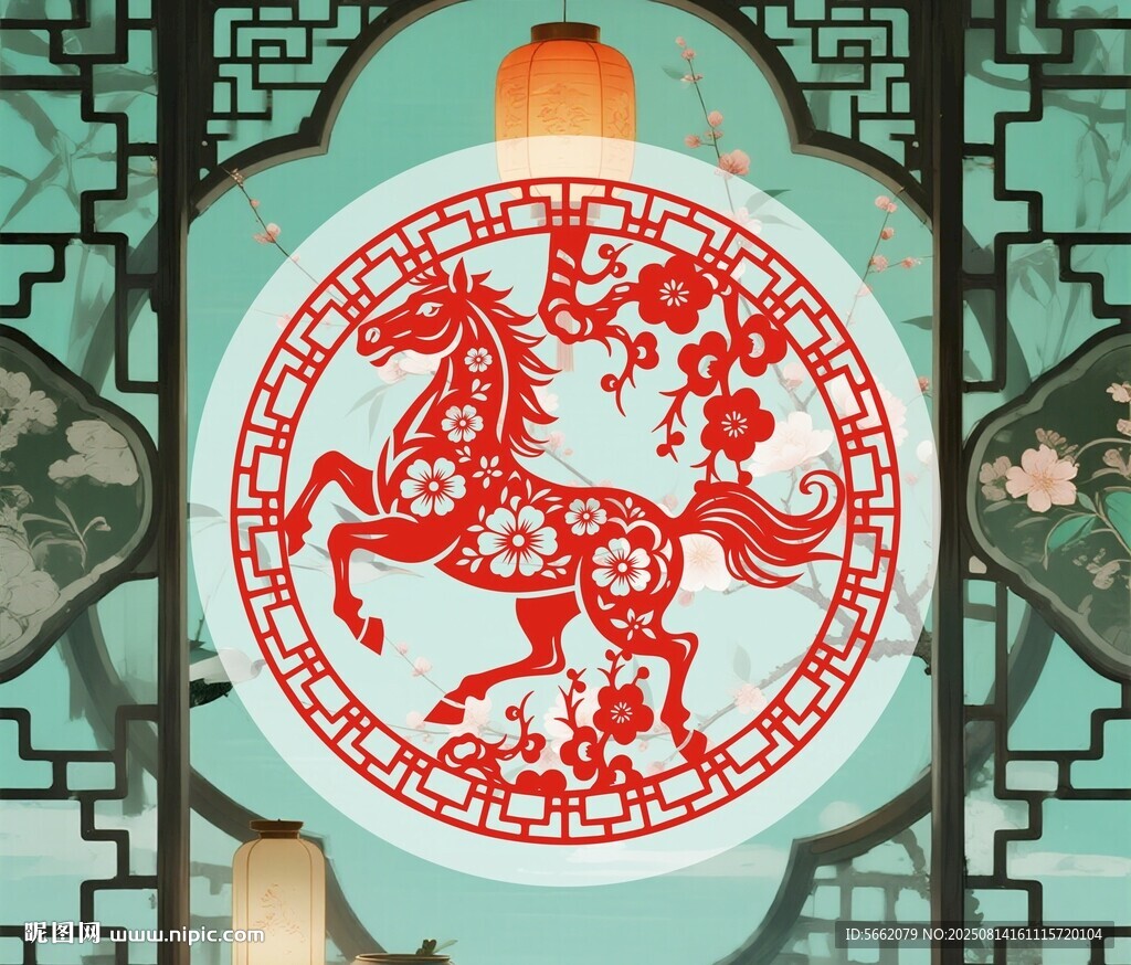 剪紙馬