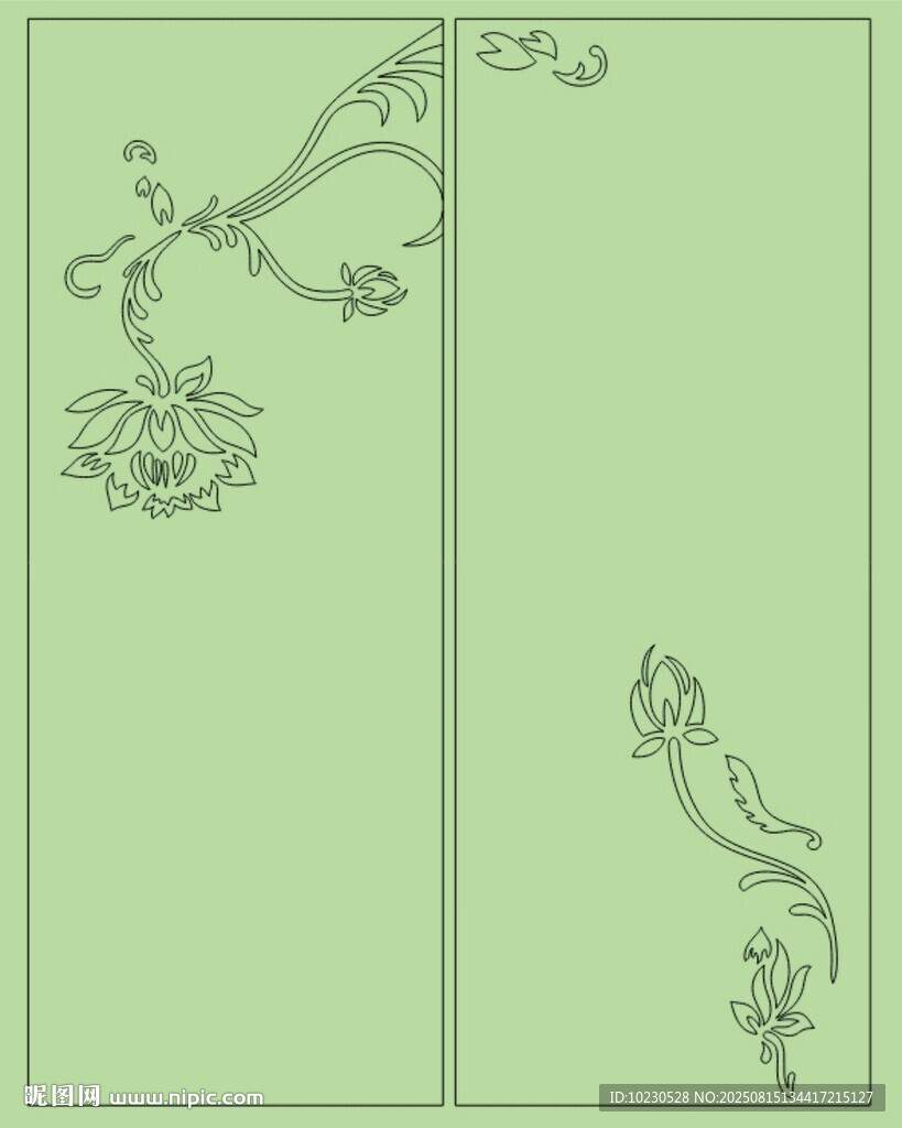 隔斷雕花圖案