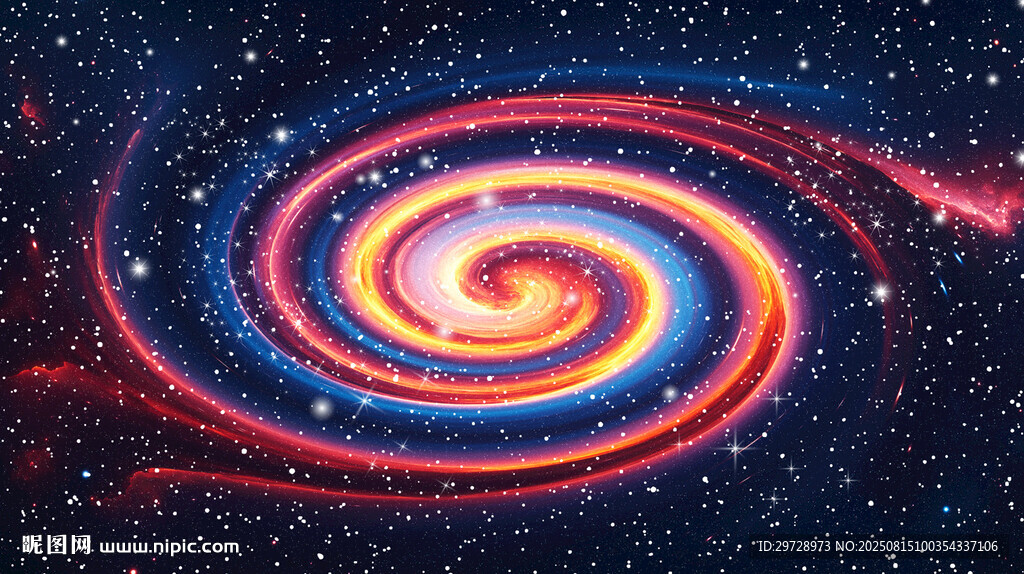 絢麗旋渦星空宇宙吊頂