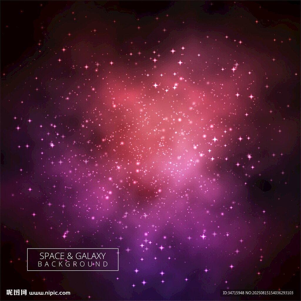 夢幻絢麗的宇宙星空景象
