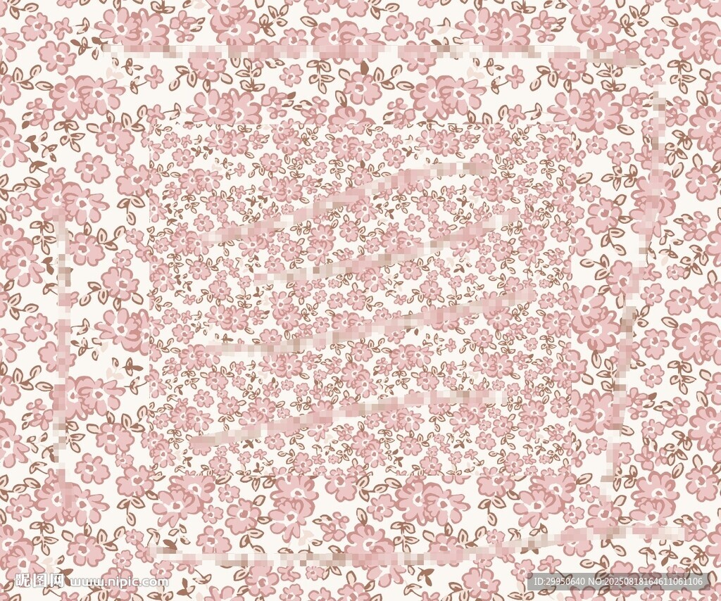 矢量碎花
