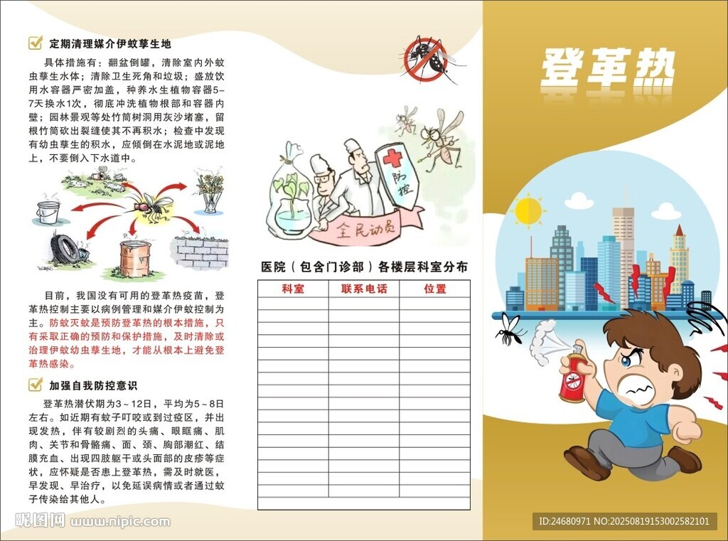登革熱 蚊蟲宣傳專頁