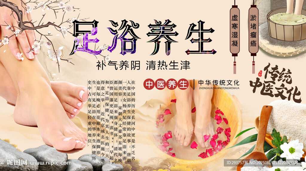 足療養(yǎng)生文化墻