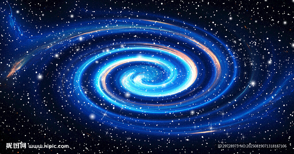 夢幻藍(lán)色星系漩渦