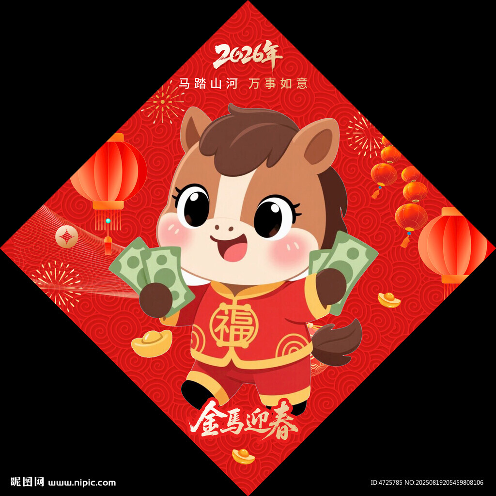 馬年福字