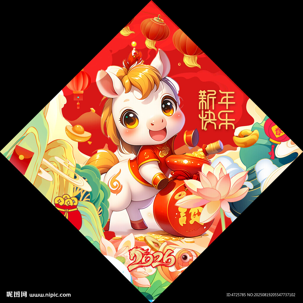 馬年福字