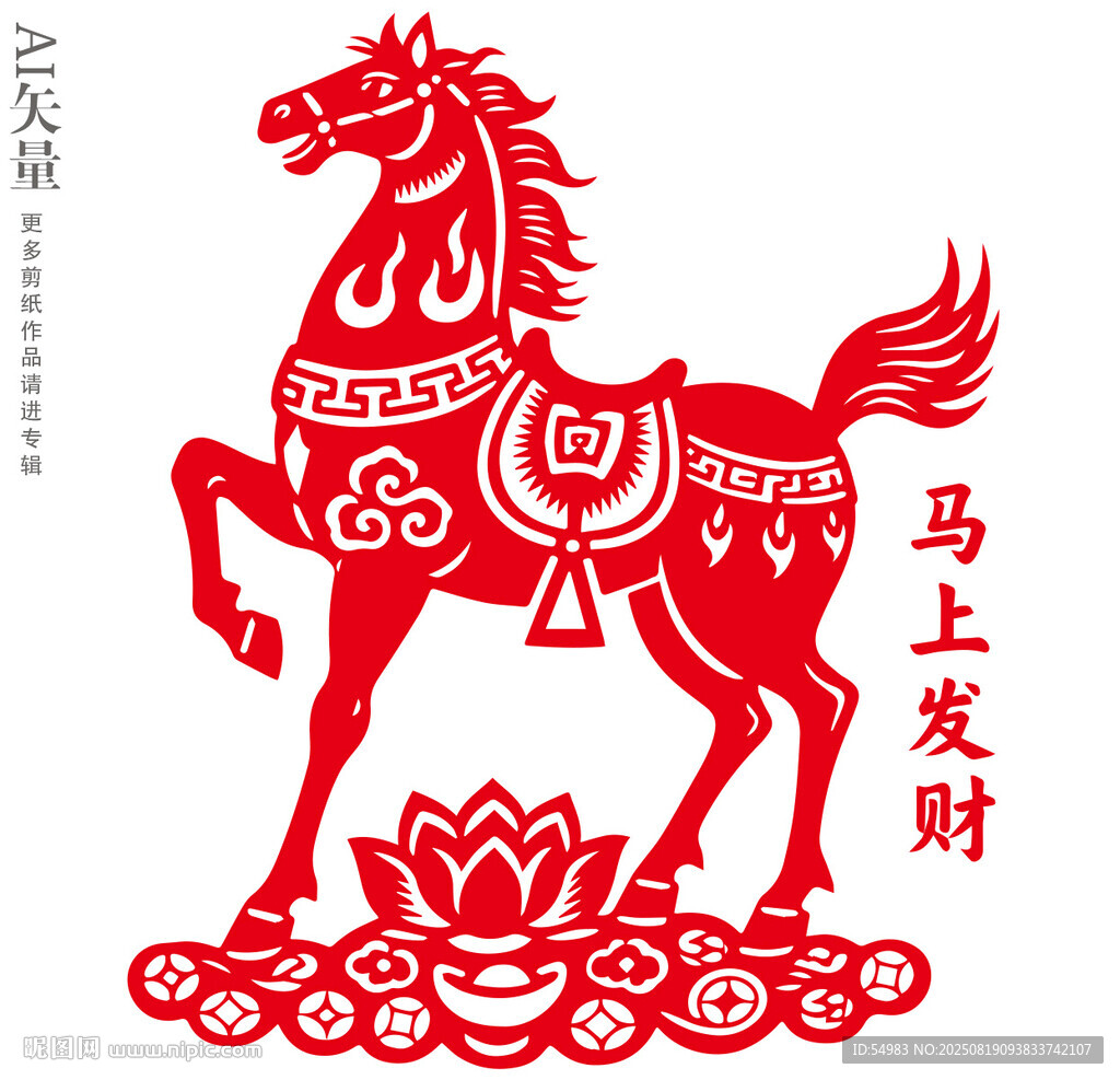 馬上發(fā)財(cái)裝飾畫