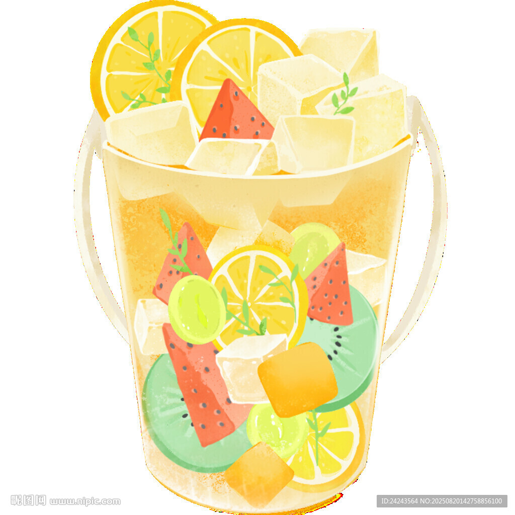 水果冰飲桶  清爽一夏