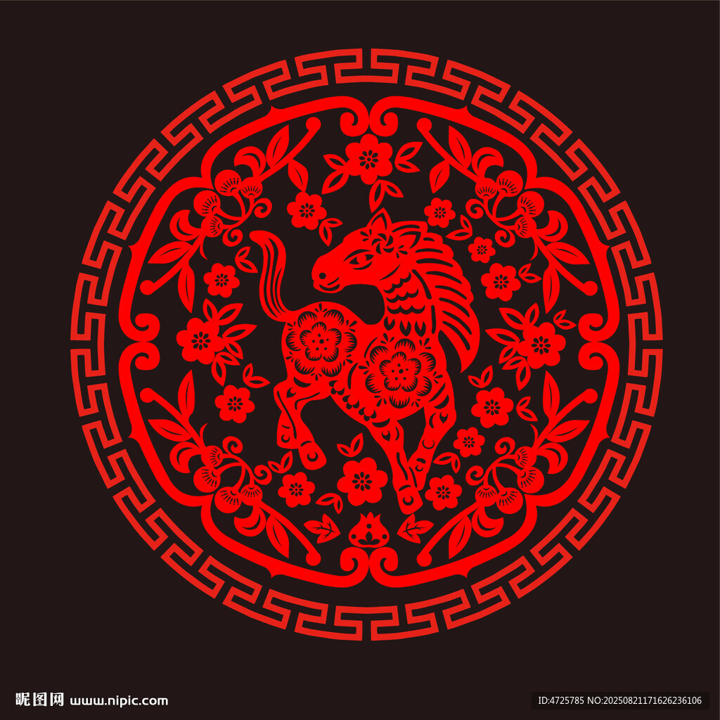 馬年窗花