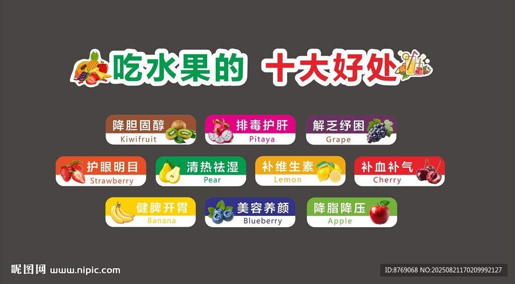 水果文化墻