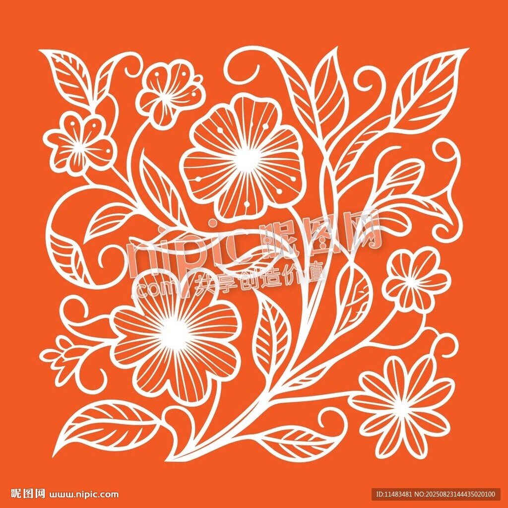 藝術(shù)花卉裝飾圖案