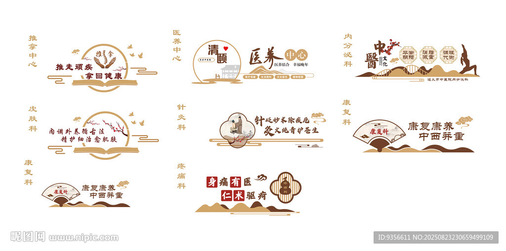 中醫(yī)院科室文化墻