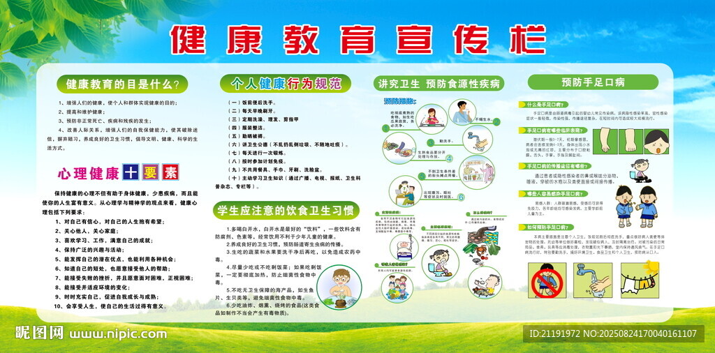 健康教育宣傳欄