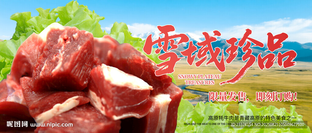 牦牛肉banner
