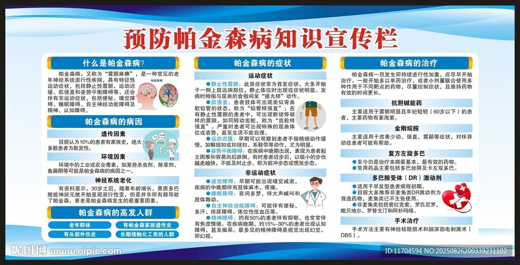 世界帕金森病日宣傳欄