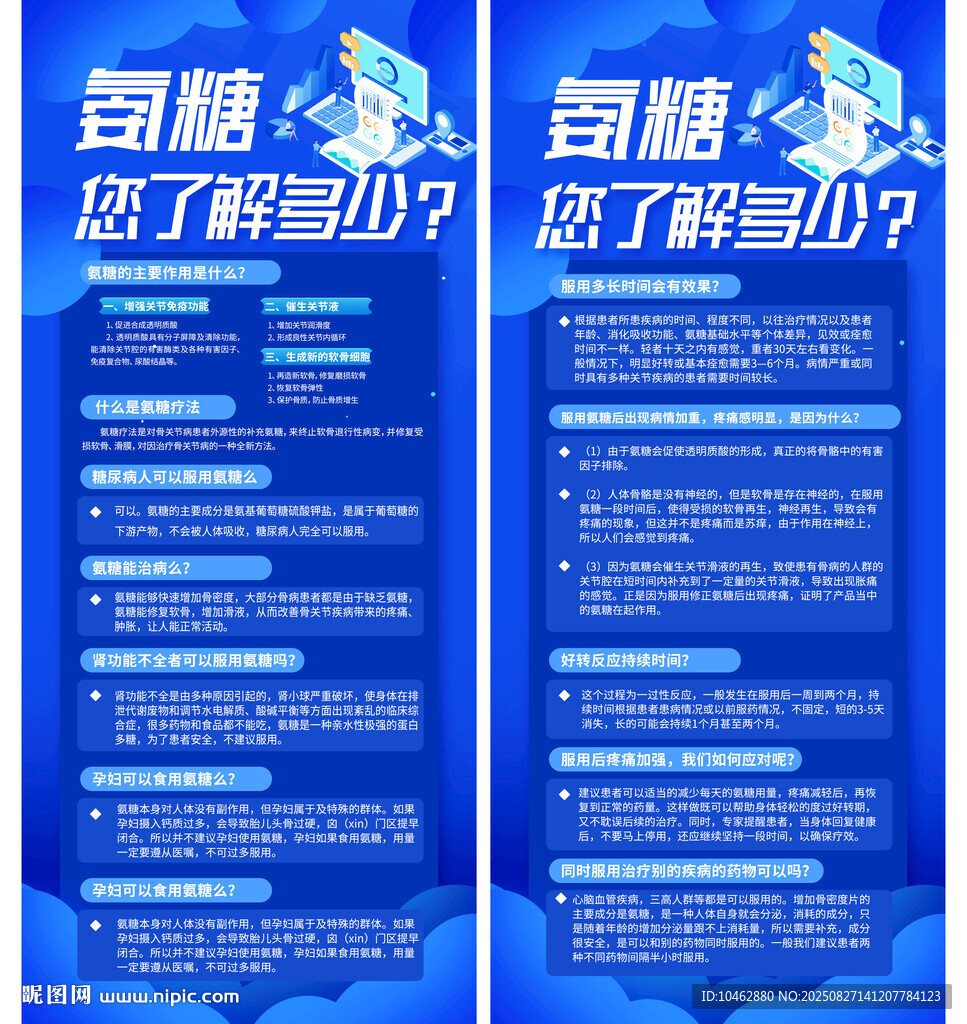 氨糖養(yǎng)生保健易拉寶科技健康