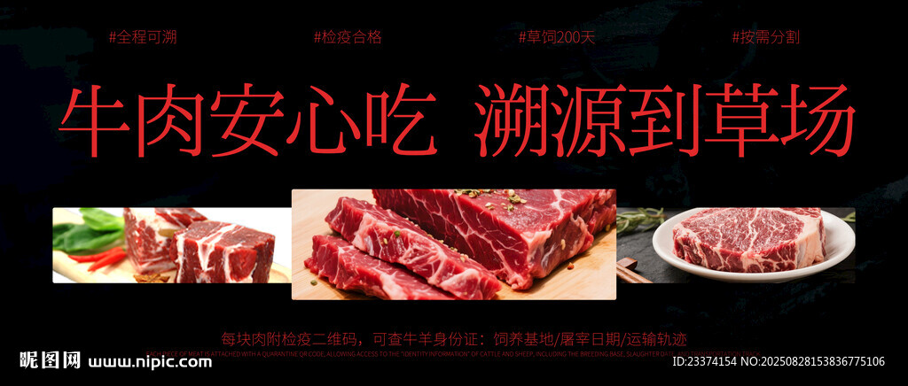 牛肉海報